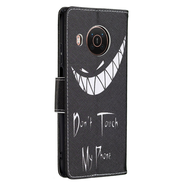 For Nokia X10 / X20 Colored Drawing Pattern Horizontal Flip Leather Case with Holder & Card Slots & Wallet(Smirk) - Nokia Cases by buy2fix | Online Shopping UK | buy2fix