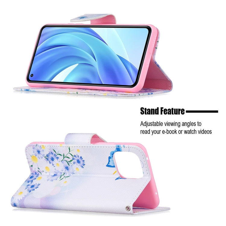 For Xiaomi Mi 11 Lite Colored Drawing Pattern Horizontal Flip Leather Case with Holder & Card Slots & Wallet(Butterfly Love) - Xiaomi Cases by buy2fix | Online Shopping UK | buy2fix