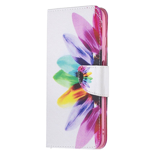 For Xiaomi Poco M3 Pro / Redmi Note 10 5G Colored Drawing Pattern Horizontal Flip Leather Case with Holder & Card Slots & Wallet(Sun Flower) by buy2fix