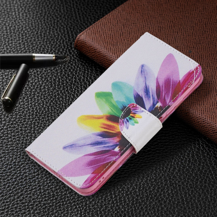 For Xiaomi Poco M3 Pro / Redmi Note 10 5G Colored Drawing Pattern Horizontal Flip Leather Case with Holder & Card Slots & Wallet(Sun Flower) - Xiaomi Cases by buy2fix | Online Shopping UK | buy2fix