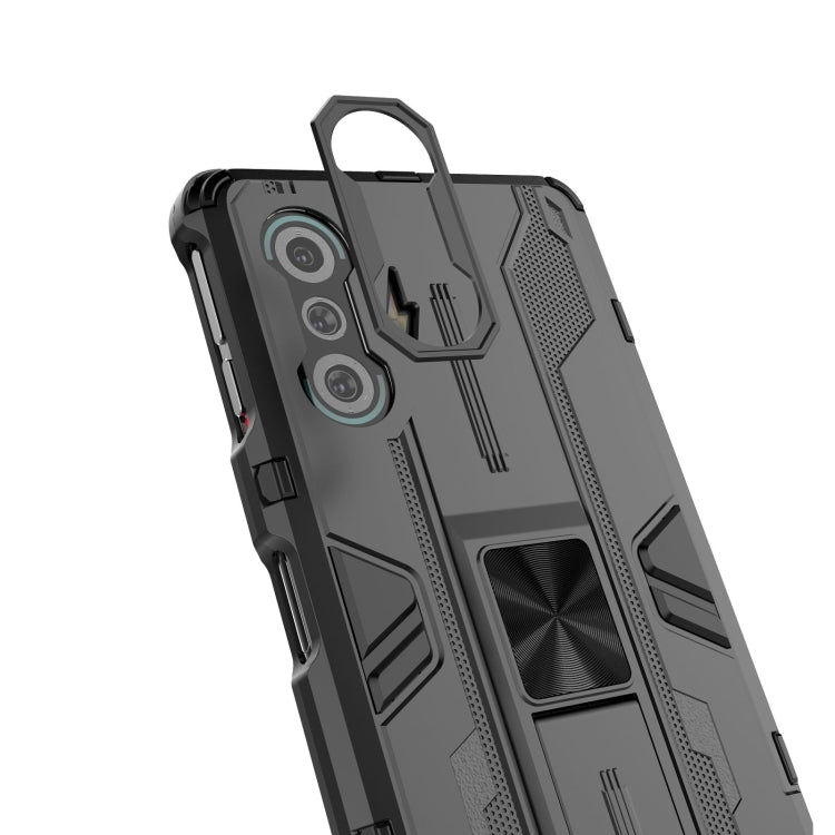 For Xiaomi Redmi K40 Gaming Supersonic PC + TPU Shock-proof Protective Case with Holder(Dark Blue) - Xiaomi Cases by buy2fix | Online Shopping UK | buy2fix