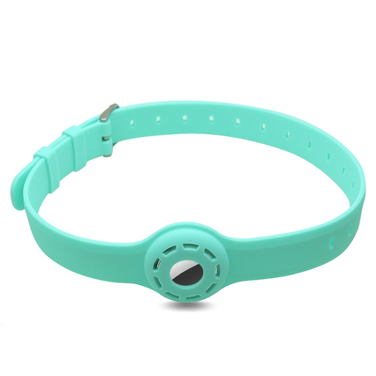 Pet Collar Anti-scratch Shockproof Silicone Protective Cover Case For AirTag(Mint Green) - Pet Series by buy2fix | Online Shopping UK | buy2fix
