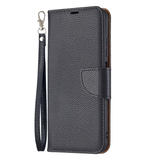 For Xiaomi Poco M3 Pro / Redmi Note 10 5G Litchi Texture Pure Color Horizontal Flip Leather Case with Holder & Card Slots & Wallet & Lanyard(Black) by buy2fix