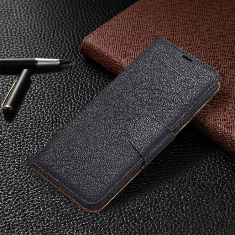 For Xiaomi Poco M3 Pro / Redmi Note 10 5G Litchi Texture Pure Color Horizontal Flip Leather Case with Holder & Card Slots & Wallet & Lanyard(Black) - Xiaomi Cases by buy2fix | Online Shopping UK | buy2fix