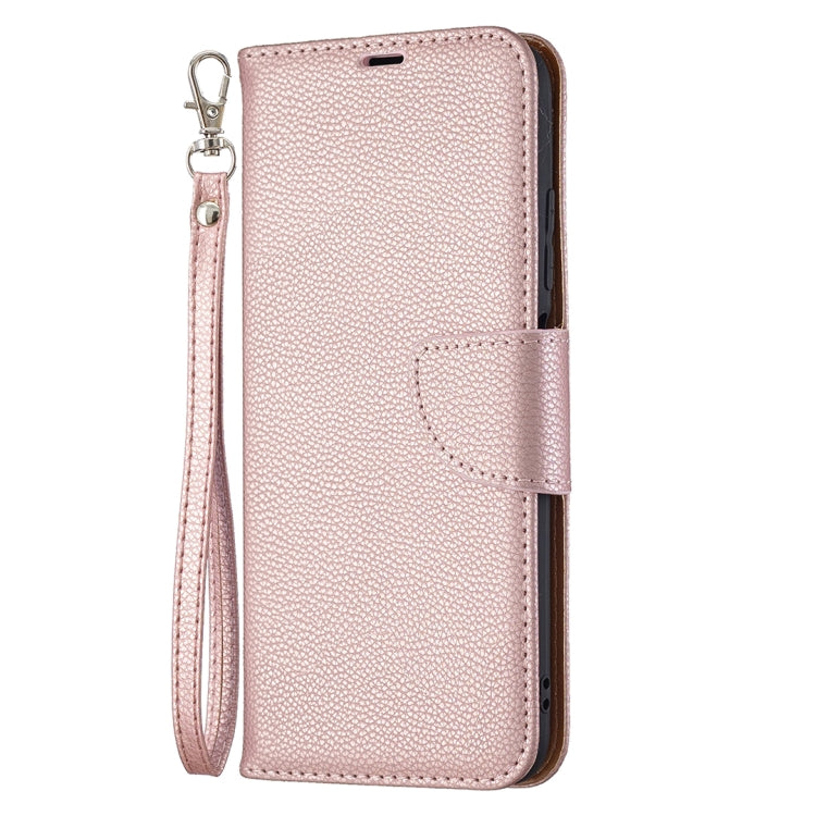For Xiaomi Poco M3 Pro / Redmi Note 10 5G Litchi Texture Pure Color Horizontal Flip Leather Case with Holder & Card Slots & Wallet & Lanyard(Rose Gold) - Xiaomi Cases by buy2fix | Online Shopping UK | buy2fix