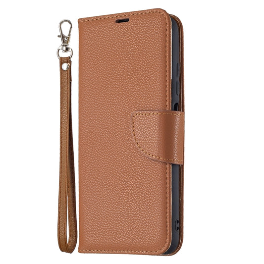 For Xiaomi Poco M3 Pro / Redmi Note 10 5G Litchi Texture Pure Color Horizontal Flip Leather Case with Holder & Card Slots & Wallet & Lanyard(Brown) by buy2fix