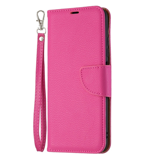 For Xiaomi Poco M3 Pro / Redmi Note 10 5G Litchi Texture Pure Color Horizontal Flip Leather Case with Holder & Card Slots & Wallet & Lanyard(Rose Red) by buy2fix