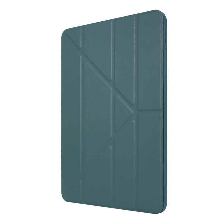 For iPad Pro 11 2022 / 2021 TPU Horizontal Deformation Flip Leather Tablet Case with Holder(Dark Green) - iPad Pro 11 (2022/2021) Cases by buy2fix | Online Shopping UK | buy2fix