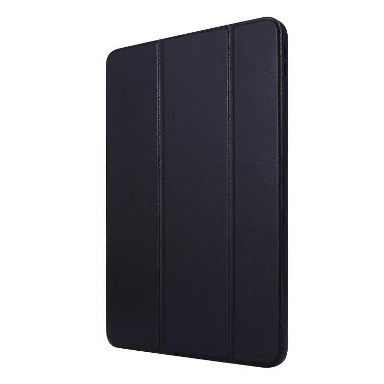 For iPad Pro 11 2022 / 2021 3-folding Horizontal Flip PU Leather + Honeycomb TPU Shockproof Tablet Case with Holder(Black) - iPad Pro 11 (2022/2021) Cases by buy2fix | Online Shopping UK | buy2fix