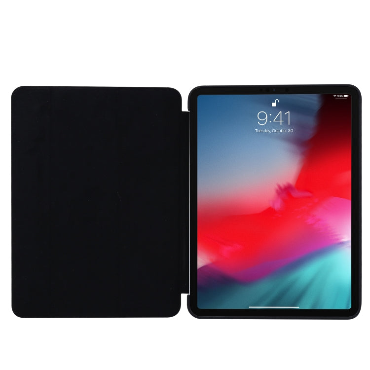 For iPad Pro 11 2022 / 2021 3-folding Horizontal Flip PU Leather + Honeycomb TPU Shockproof Tablet Case with Holder(Red) - iPad Pro 11 (2022/2021) Cases by buy2fix | Online Shopping UK | buy2fix