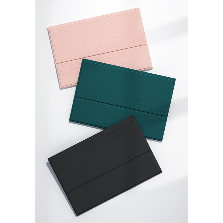 HK132 Detachable Plastic Bluetooth Keyboard Tablet Case with Holder & Pen Slot For iPad Pro 12.9 inch 2021 / 2020 / 2018(Pink) by buy2fix