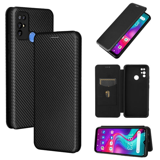 For Doogee X96 Pro Carbon Fiber Texture Horizontal Flip TPU + PC + PU Leather Case with Card Slot(Black) - More Brand by buy2fix | Online Shopping UK | buy2fix