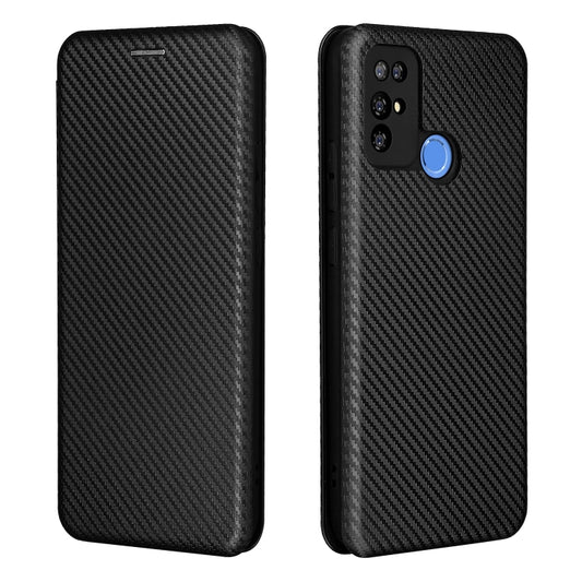 For Doogee X96 Pro Carbon Fiber Texture Horizontal Flip TPU + PC + PU Leather Case with Card Slot(Black) - More Brand by buy2fix | Online Shopping UK | buy2fix