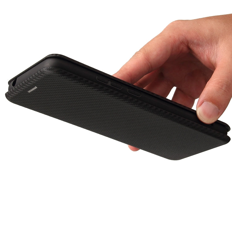 For Doogee X96 Pro Carbon Fiber Texture Horizontal Flip TPU + PC + PU Leather Case with Card Slot(Black) - More Brand by buy2fix | Online Shopping UK | buy2fix