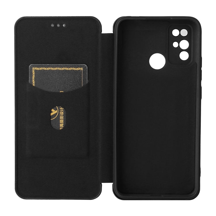 For Doogee X96 Pro Carbon Fiber Texture Horizontal Flip TPU + PC + PU Leather Case with Card Slot(Black) - More Brand by buy2fix | Online Shopping UK | buy2fix