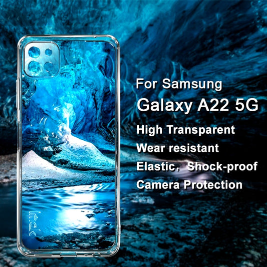 For Samsung Galaxy A22 5G IMAK UX-5 Series Transparent Shockproof TPU Protective Case by imak