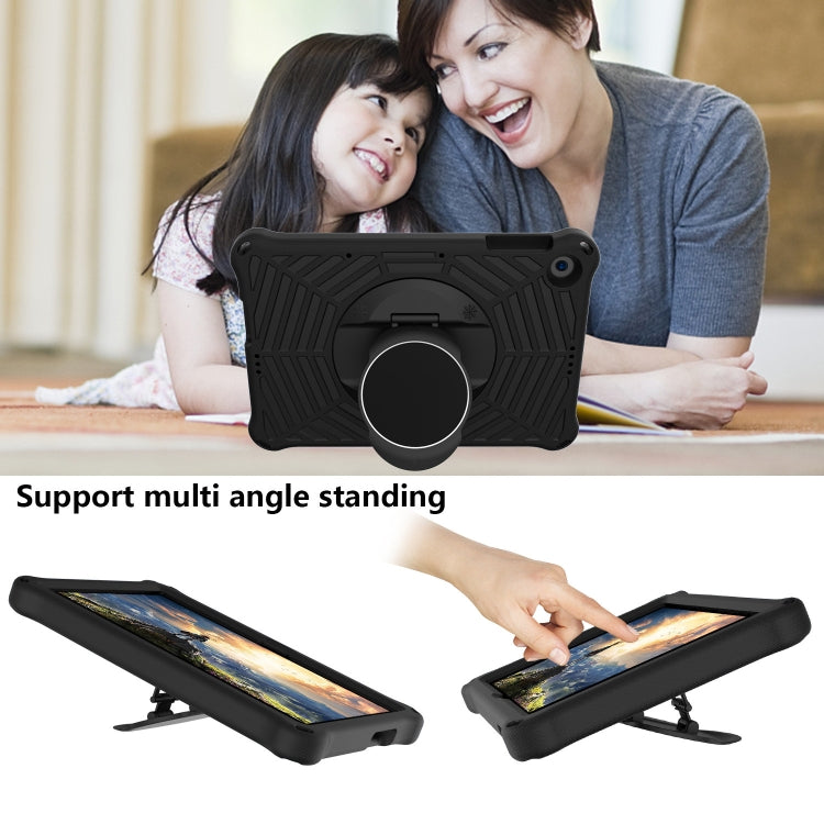 For Huawei MatePad T 10 / T 10s Spider King EVA Protective Case with Adjustable Shoulder Strap & Holder(Black) - Huawei by buy2fix | Online Shopping UK | buy2fix