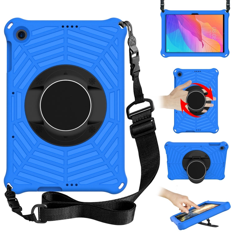 For Huawei MatePad T 10 / T 10s Spider King EVA Protective Case with Adjustable Shoulder Strap & Holder(Blue) - Huawei by buy2fix | Online Shopping UK | buy2fix