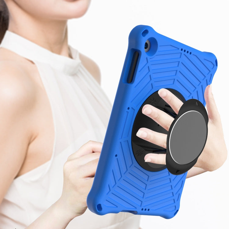 For Huawei MatePad T 10 / T 10s Spider King EVA Protective Case with Adjustable Shoulder Strap & Holder(Blue) - Huawei by buy2fix | Online Shopping UK | buy2fix