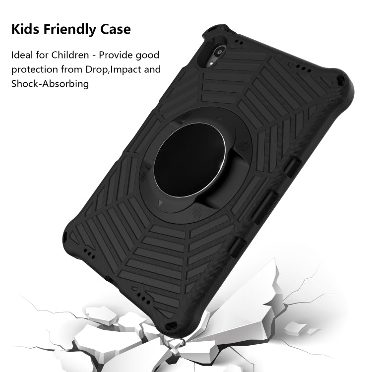 For Lenovo Tab P11 TB-J606F / XiaoXin Pad 11 Spider King EVA Protective Case with Adjustable Shoulder Strap & Holder(Black) - Lenovo by buy2fix | Online Shopping UK | buy2fix