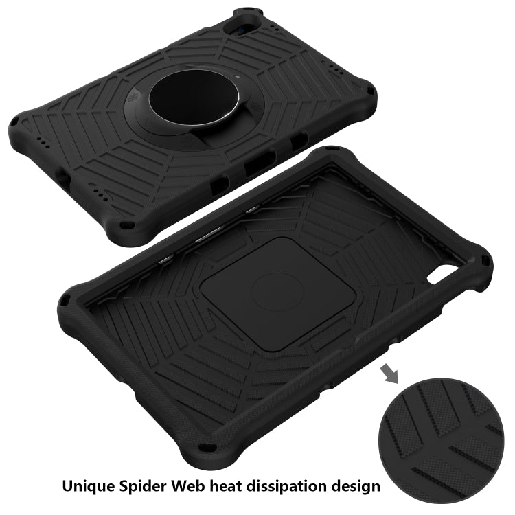 For Lenovo Tab P11 TB-J606F / XiaoXin Pad 11 Spider King EVA Protective Case with Adjustable Shoulder Strap & Holder(Black) - Lenovo by buy2fix | Online Shopping UK | buy2fix