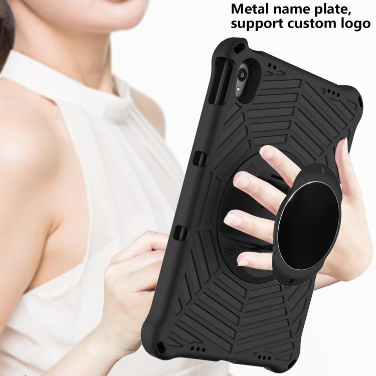 For Lenovo Tab P11 TB-J606F / XiaoXin Pad 11 Spider King EVA Protective Case with Adjustable Shoulder Strap & Holder(Black) - Lenovo by buy2fix | Online Shopping UK | buy2fix