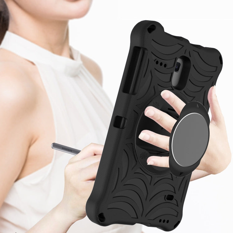 For Samsung Galaxy Tab A 8.0 2018 SM-T387W / SM-T387V & Tab A 8.0 SM-T385 / T380 & Tab 4 T330 & Tab E 8.0 T377 Spider King EVA Protective Case with Adjustable Shoulder Strap & Holder(Black) - Other Galaxy Tab PC by buy2fix | Online Shopping UK | buy2fix