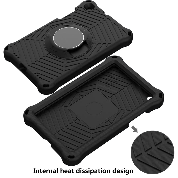 For Samsung Galaxy Tab A 8.0 2019 SM-T290 / SM-T295 Spider King EVA Protective Case with Adjustable Shoulder Strap & Holder(Black) - Other Galaxy Tab PC by buy2fix | Online Shopping UK | buy2fix