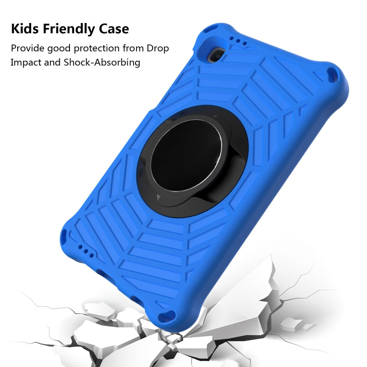 For Samsung Galaxy Tab A7 Lite 8.7 SM-T220 / SM-T225 Spider King EVA Protective Case with Adjustable Shoulder Strap & Holder(Blue) - Tab A7 Lite T220 / T225 by buy2fix | Online Shopping UK | buy2fix
