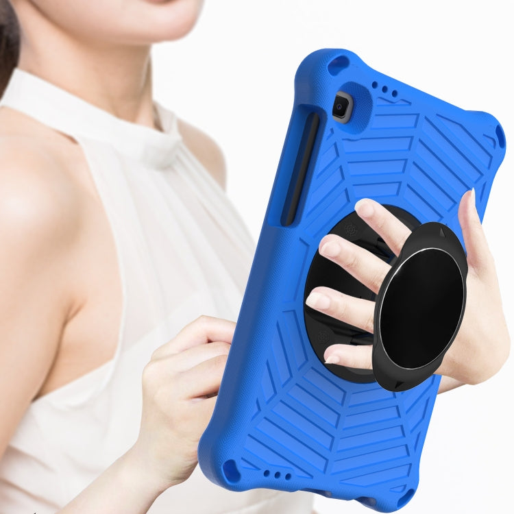 For Samsung Galaxy Tab A7 Lite 8.7 SM-T220 / SM-T225 Spider King EVA Protective Case with Adjustable Shoulder Strap & Holder(Blue) - Tab A7 Lite T220 / T225 by buy2fix | Online Shopping UK | buy2fix
