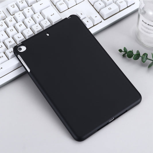 Solid Color Liquid Silicone Dropproof Full Coverage Protective Case For iPad mini 5 / mini 4(Black) by buy2fix