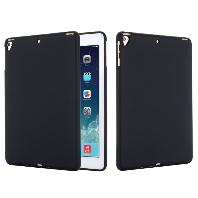 Solid Color Liquid Silicone Dropproof Full Coverage Protective Case For iPad Air / 9.7 2017 / 9.7 2018 / Pro 9.7(Black) - iPad 9.7 (2018) & (2017) Cases by buy2fix | Online Shopping UK | buy2fix