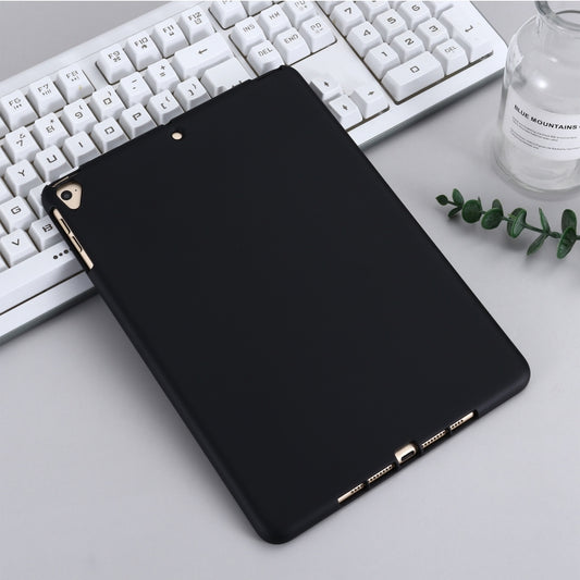 Solid Color Liquid Silicone Dropproof Full Coverage Protective Case For iPad Air / 9.7 2017 / 9.7 2018 / Pro 9.7(Black) by buy2fix