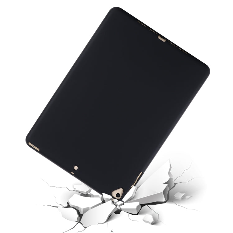 Solid Color Liquid Silicone Dropproof Full Coverage Protective Case For iPad Air / 9.7 2017 / 9.7 2018 / Pro 9.7(Black) - iPad 9.7 (2018) & (2017) Cases by buy2fix | Online Shopping UK | buy2fix