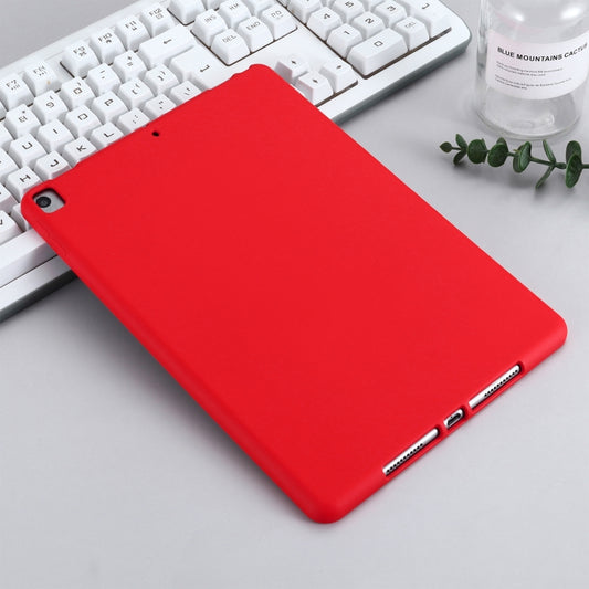 Solid Color Liquid Silicone Dropproof Full Coverage Protective Case For iPad 10.2 2019 / 10.2 2020 / 10.2 2021 / Pro 10.5 2017 / Air 10.5 2019(Red) - iPad 10.2 Cases by buy2fix | Online Shopping UK | buy2fix