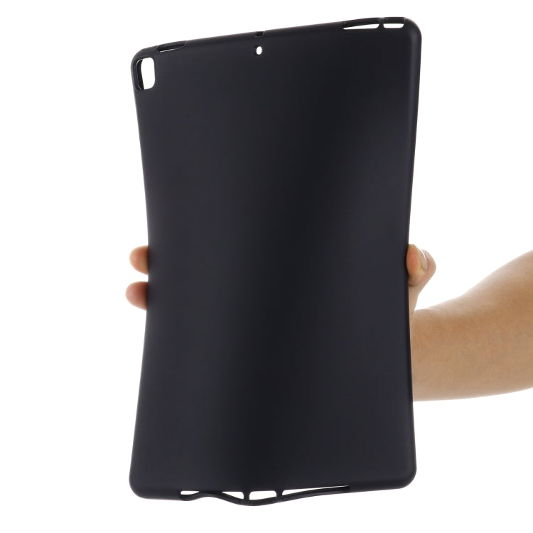 Solid Color Liquid Silicone Dropproof Full Coverage Protective Case For iPad 10.2 2019 / 10.2 2020 / 10.2 2021 / Pro 10.5 2017 / Air 10.5 2019(Black) by buy2fix