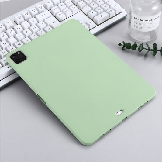 For iPad Pro 11 2018 / 2020 Solid Color Liquid Silicone Dropproof Full Coverage Protective Tablet Case(Green) by buy2fix