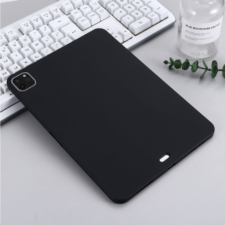 For iPad Pro 11 2018 / 2020 Solid Color Liquid Silicone Dropproof Full Coverage Protective Tablet Case(Black) - iPad Pro 11 (2020) Cases by buy2fix | Online Shopping UK | buy2fix