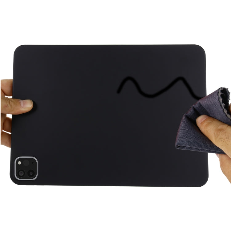 For iPad Pro 11 2018 / 2020 Solid Color Liquid Silicone Dropproof Full Coverage Protective Tablet Case(Black) - iPad Pro 11 (2020) Cases by buy2fix | Online Shopping UK | buy2fix