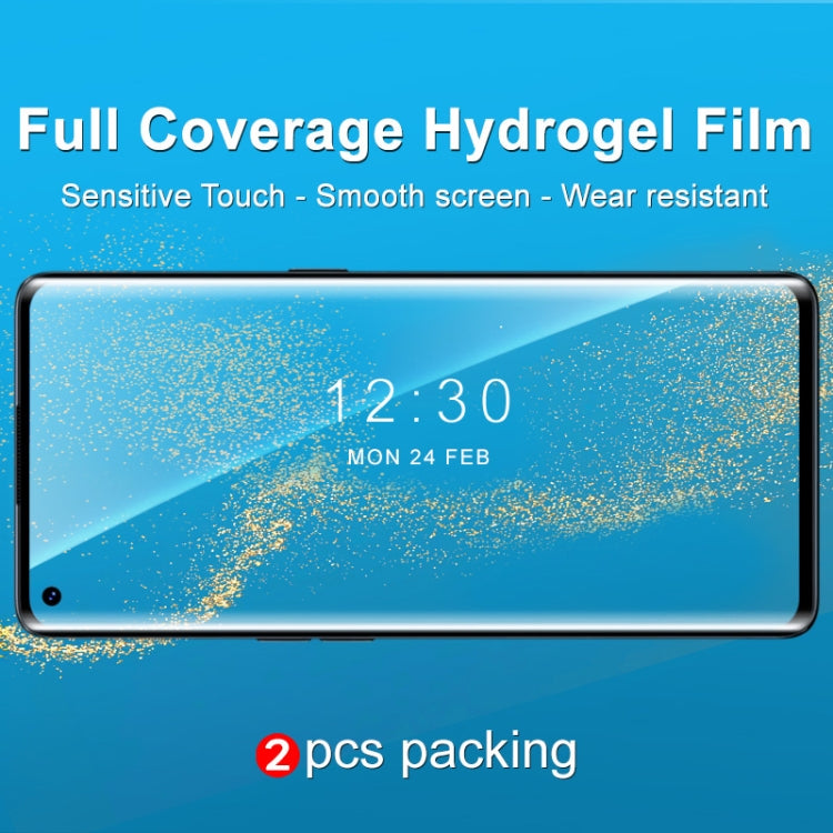 For OPPO Reno6 Pro 5G / Find X3 Neo 2 PCS IMAK Curved Full Screen Hydrogel Film Front Protector - OPPO Tempered Glass by imak | Online Shopping UK | buy2fix