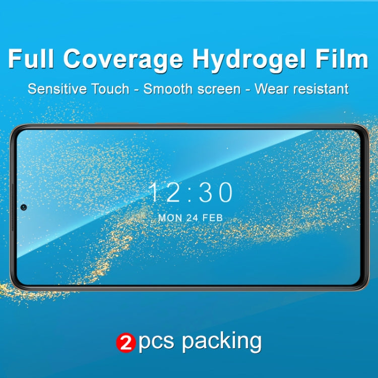 For Xiaomi Redmi Note 10 Pro Overseas Version 2 PCS IMAK Curved Full Screen Hydrogel Film Front Protector - by imak | Online Shopping UK | buy2fix