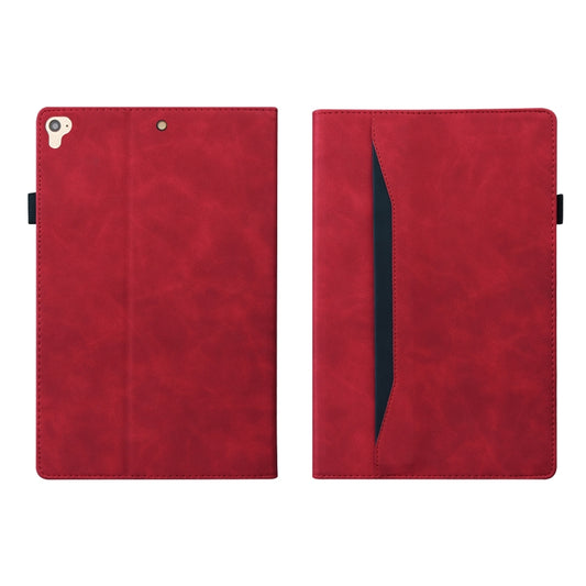 For iPad 9.7 2018 & 2017 / Pro 9.7 / Air 2 Business Shockproof Horizontal Flip Leather Case with Holder & Card Slots & Photo Frame & Pen Slot & Sleep / Wake-up Function(Red) by buy2fix