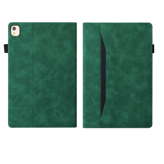 For iPad 10.2 2019 & 2020 / Pro 10.5 inch Business Shockproof Horizontal Flip Leather Case with Holder & Card Slots & Photo Frame & Pen Slot & Sleep / Wake-up Function(Green) by buy2fix