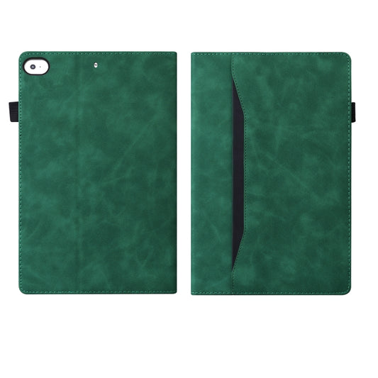 For iPad Mini 5 / 4 / 3 / 2 / 1 Business Shockproof Horizontal Flip Leather Case with Holder & Card Slots & Photo Frame & Pen Slot & Sleep / Wake-up Function(Green) by buy2fix