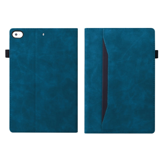 For iPad Mini 5 / 4 / 3 / 2 / 1 Business Shockproof Horizontal Flip Leather Case with Holder & Card Slots & Photo Frame & Pen Slot & Sleep / Wake-up Function(Blue) by buy2fix