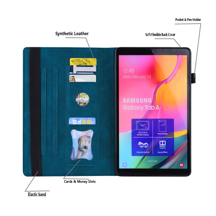 For iPad Pro 11 2022 / 2021 & 2018 / Air 2020 10.9 Business Shockproof Horizontal Flip Leather Tablet Case with Holder & Card Slots & Photo Frame & Pen Slot & Sleep / Wake-up Function(Blue) - iPad Pro 11 (2022/2021) Cases by buy2fix | Online Shopping UK | buy2fix