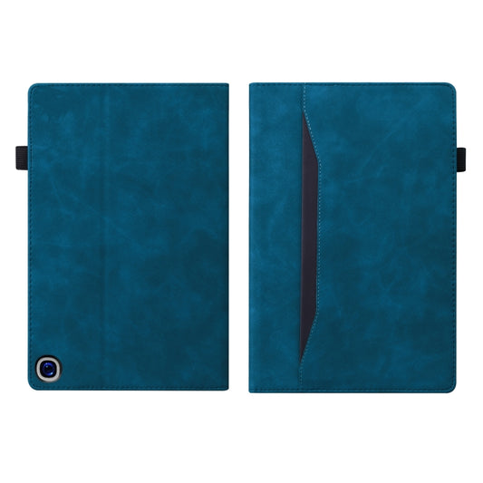 For Amazon Fire HD 10 2023 / 10 Plus 2021 Business Shockproof Horizontal Flip Leather Case with Holder & Card Slots & Photo Frame & Pen Slot & Sleep / Wake-up Function(Blue) by buy2fix