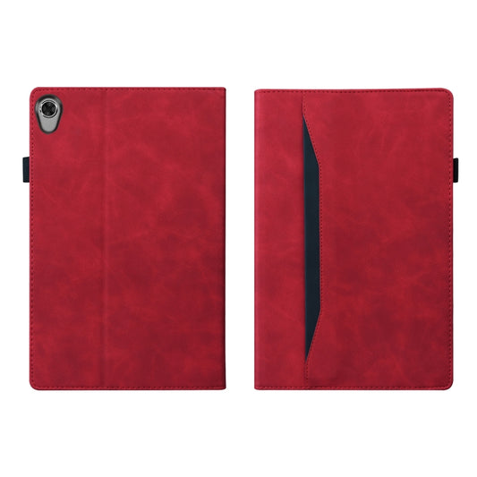 For Lenovo Tab M10 HD Gen 2 TB-X306F Business Shockproof Horizontal Flip Leather Case with Holder & Card Slots & Photo Frame & Pen Slot(Red) by buy2fix