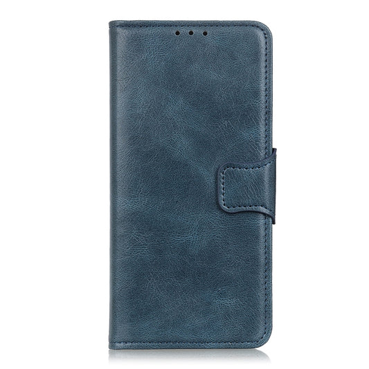 For Xiaomi Redmi Note 8 2021 Mirren Crazy Horse Texture Horizontal Flip Leather Case with Holder & Card Slots & Wallet(Blue) by buy2fix