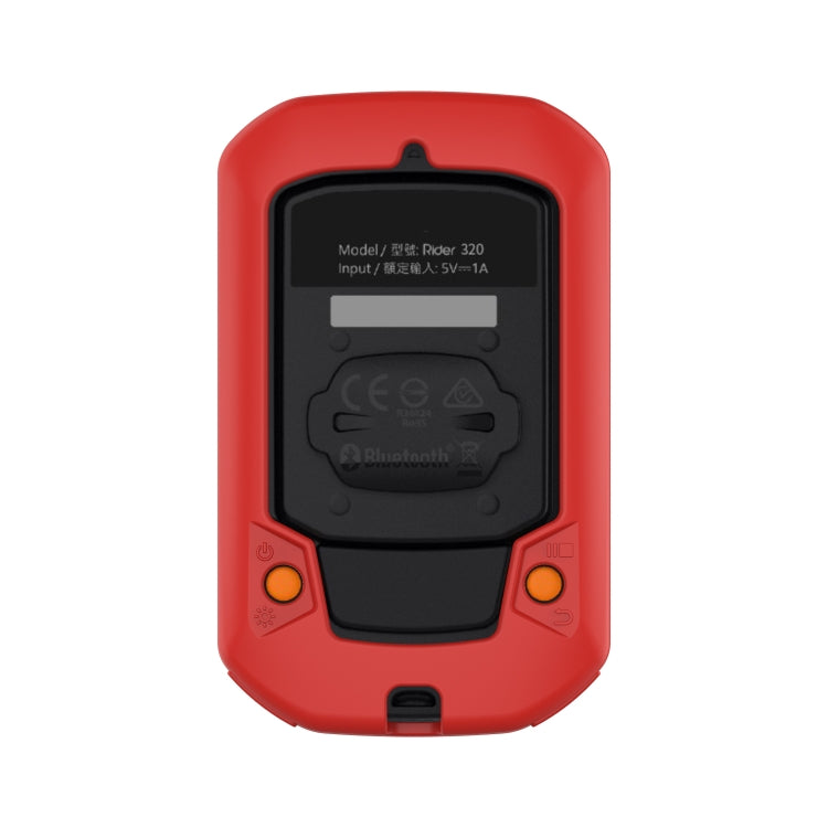 For Bryton Rider 430 / 320 Universal Silicone Protective Case Cover(Red) - Watch Case by buy2fix | Online Shopping UK | buy2fix